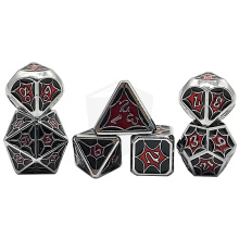 Customization Logo RPG DND Polyhedral Resin Mini Dice Set - 10 Sided DND Dice Opal