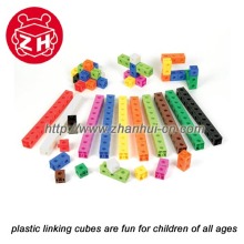 Plastic Linking Cubes as Educational Toy