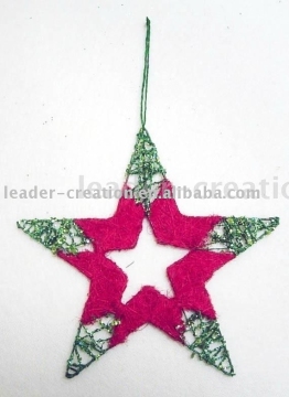 christmas sisal decoration