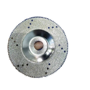 Abrasive electroplated diamond sharpening disc