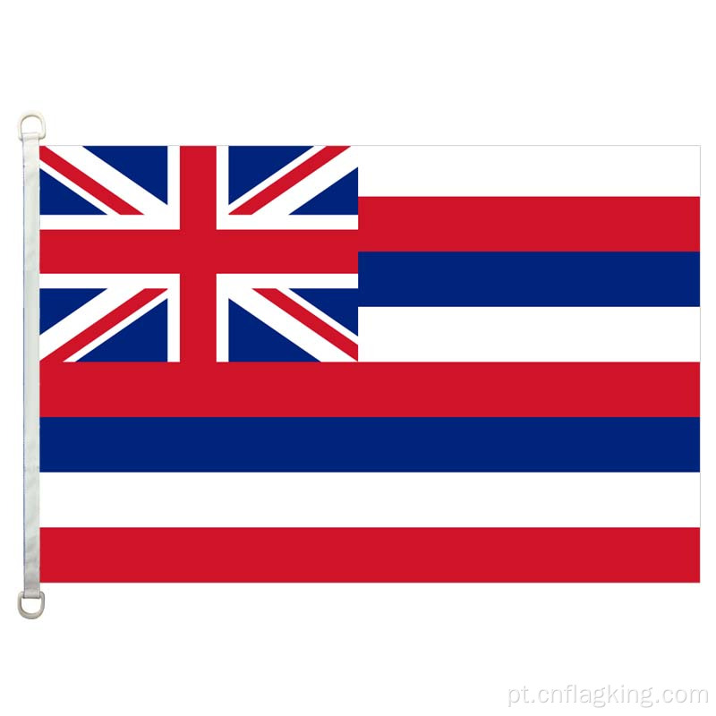 Bandeira do Havaí 90 * 150 cm 100% polyster