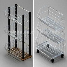 Supermaket wire display rack