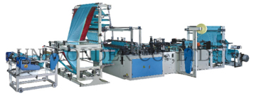 Fully Automatic Ribbon-Through Garbage Bag-Making Machine