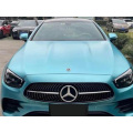 satin metallic lake blue car wrap