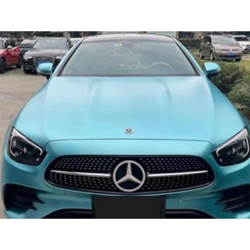 Satin Metallic Lake Blue Car Wrap