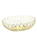 Hollow Stainless Steel Metal Wire Fruit Vegetable Basket