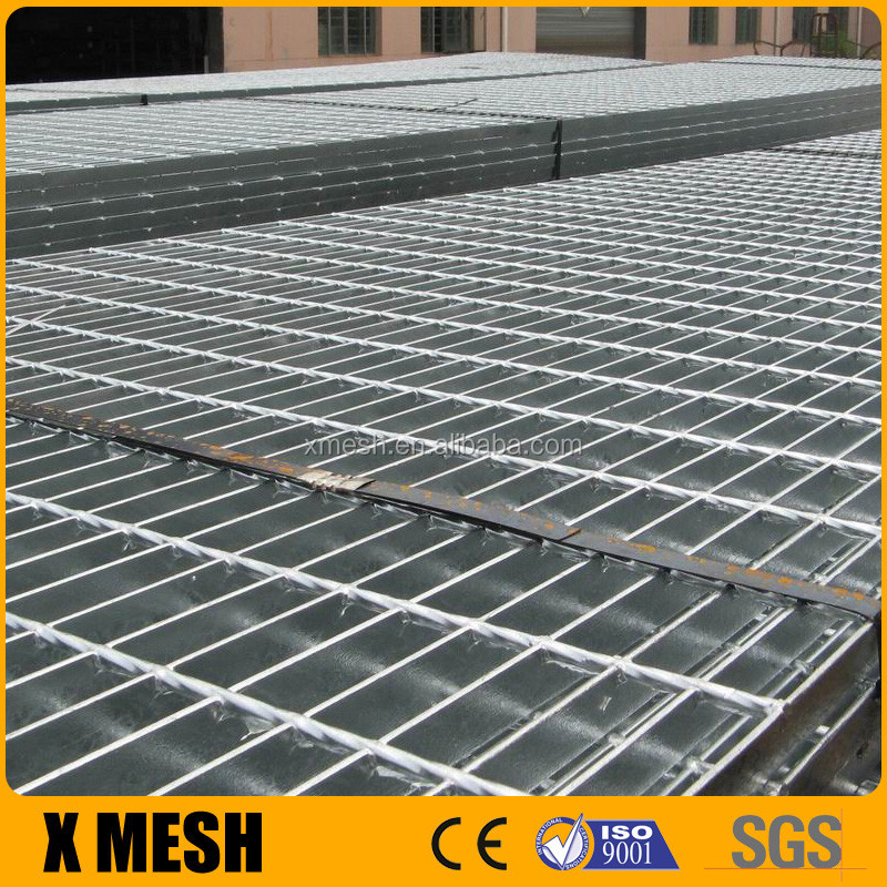 ASTM A 1011 Standard Hot Galvanized Metal Bar Steel Grating for Fire escape stair