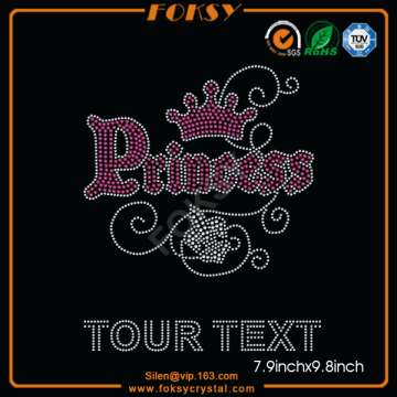 Princess Crown designs rhinestone transfers