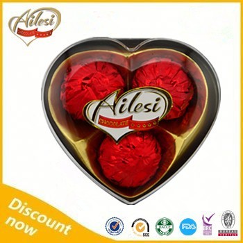 24g heart shape chocolate/chocolate raw material/chocolate prices
