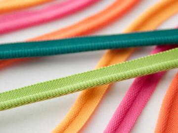 Colorful Cord Polyester Piping Tape For Garment