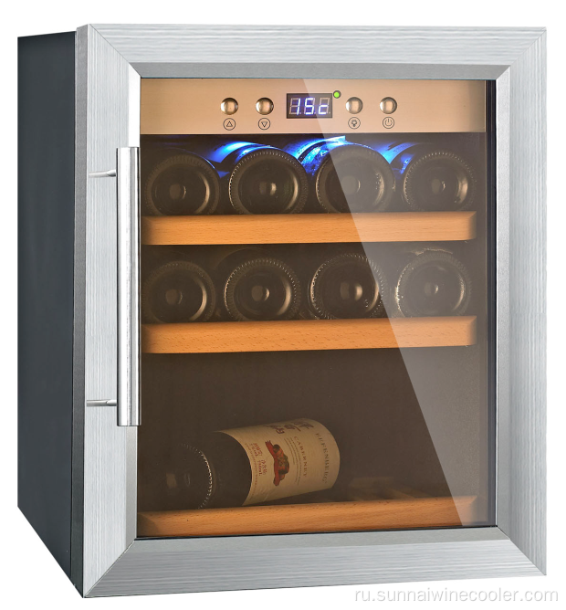 Индивидуальное настольное холодильное холодильник с прямым охлаждением 12 бутылок