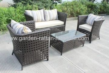 4 Seater Sofa Garden Rattan Furniture Patio Lounge Set Christmas 