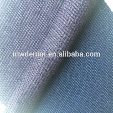 100% cotton indigo waffle fabric