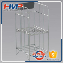 MT6011190 steel wire 2 shelf magazine rack