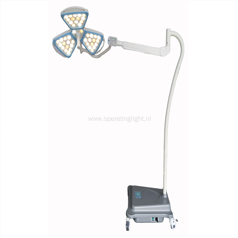 White and yellow double light led operating lamp