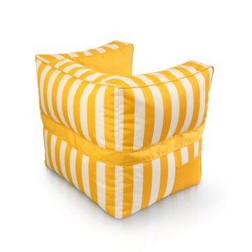 Outdor waterproof stripe pattern bean bag sofa chair