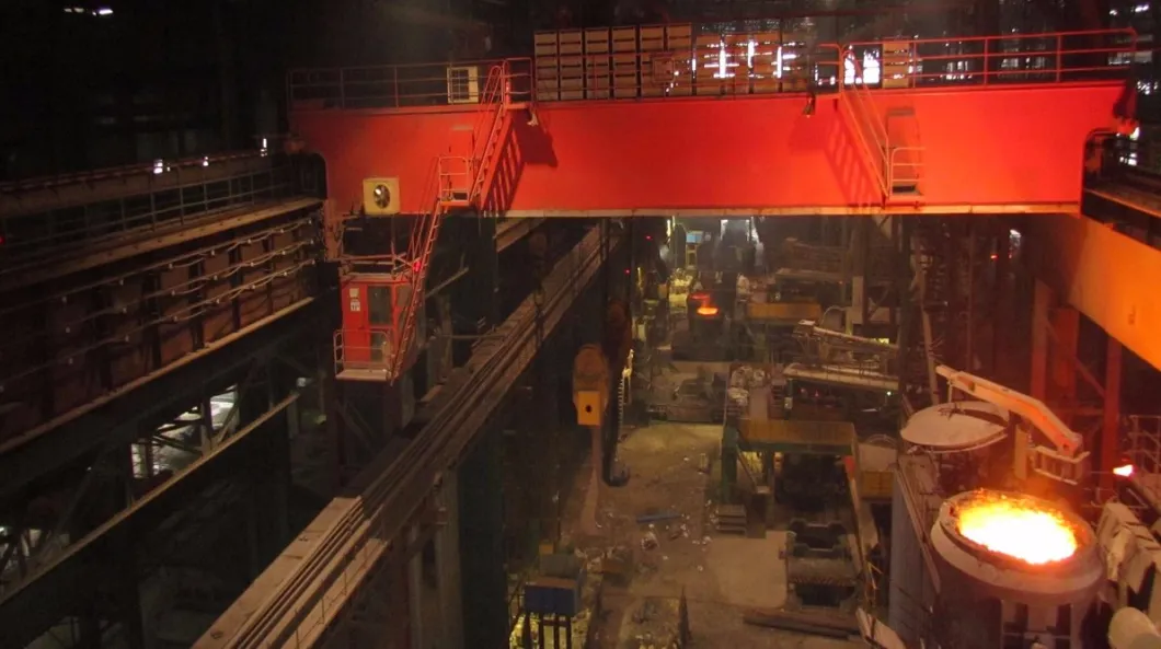 Qdy Electric Double Girder Casting Overhead Crane for Workshop