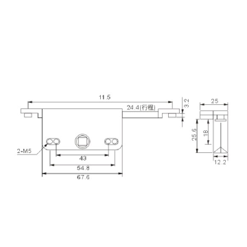 Lock box casement window