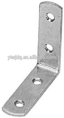 90 degree L metal stamping bracket fitting