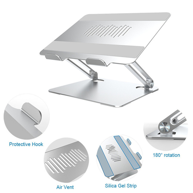 Highly Adjustable&Sturdy Ergonomic Position Laptop Stand