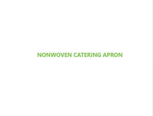 Nonwoven Chef Apron Sleeveless