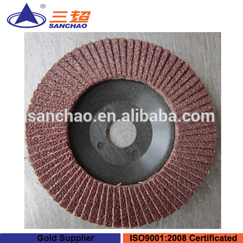 aluminum oxide refined abrasive flap disc