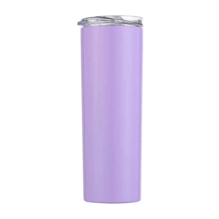 20oz Straight Cup Stainless Steel Insulated Vacuum Leak Proof Straw Mug Tumbler