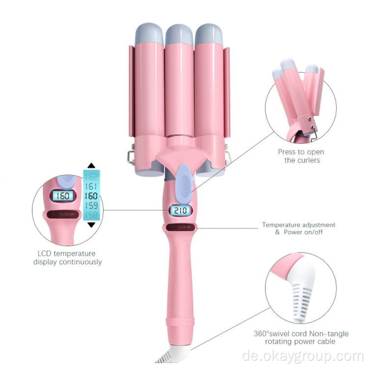 Top Seller Lockenstab 3 Barrel Lockenwickler