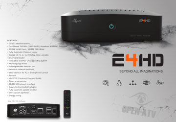 New model of iptv set top box with multilanguage menu E4 HD iptv box set top box