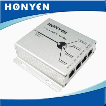 10/100M 4 ports PoE extender, poe repeater HY-E4-POE