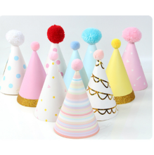 Bulk Pack Birthday Party Hats - Assorted Colors & Designs (100 Pcs)