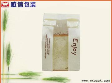 plastic bakery bread bag with PE film