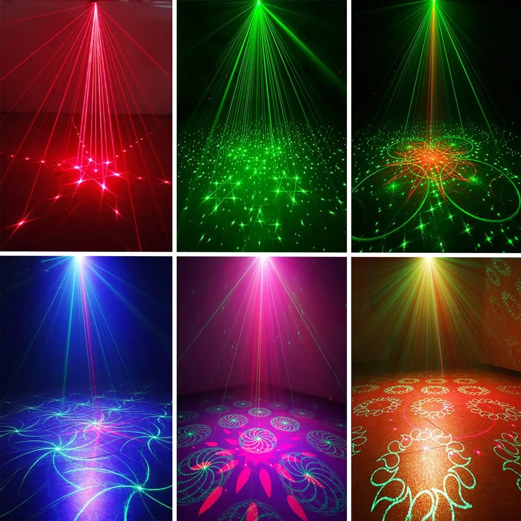 LED Laser Lights with Voice Control for Disco DJ Stage
