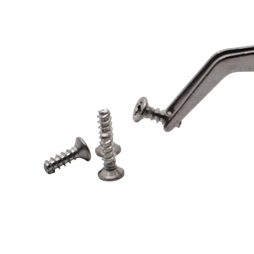 Countersunk cross flat tail M2.0 copper precision gear fixing nail