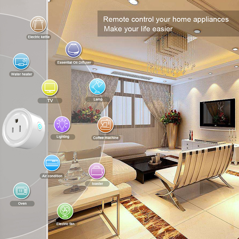 Wifi Alexa Smart Socket  Mini Smart Plug WiFi Smart Home Devices PCB Design