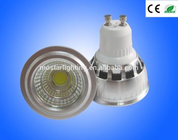 dimmable gu10 5w cob led spotlight