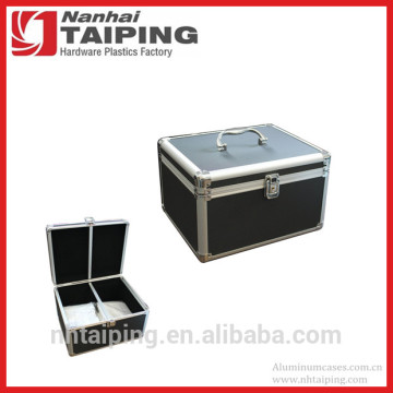 Black Aluminum Portable CD Carrying Case