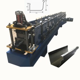 Half round gutter roll forming machine