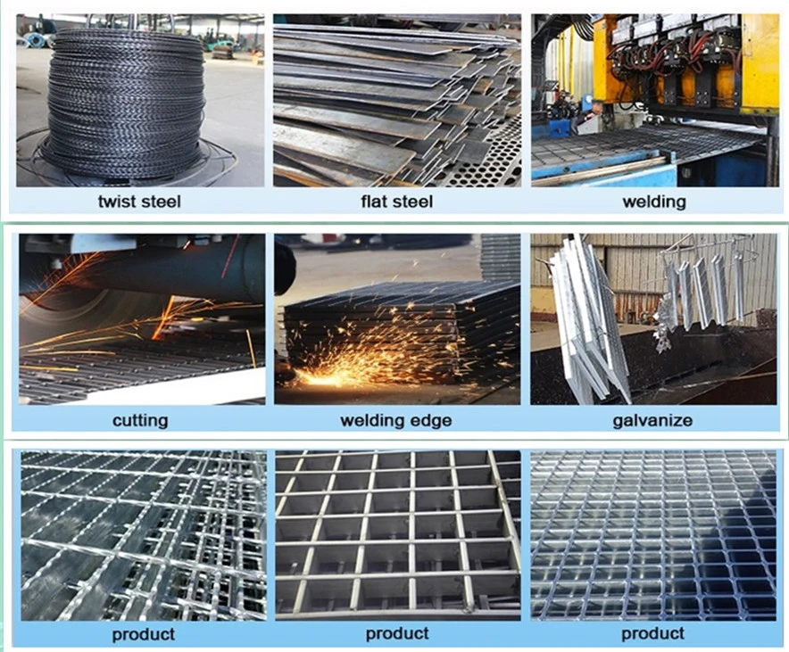 Factory Hot DIP Galvanized Platform Stainless Steel Steel Grating