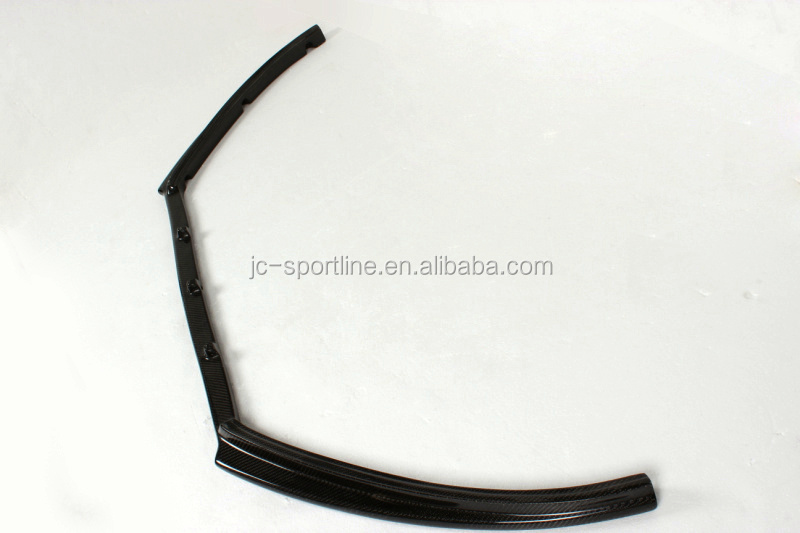 Auto Parts R Style Carbon Fiber Front Lip Spoiler for VW Polo 6 2011Up
