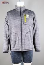 Men's polyester fleece hunting coat without hood