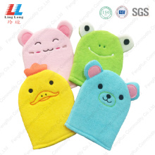 Delicate swanky bath kids animal gloves