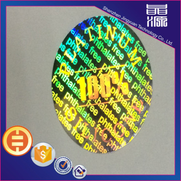 PET Laser Security Hologram Sticker Label
