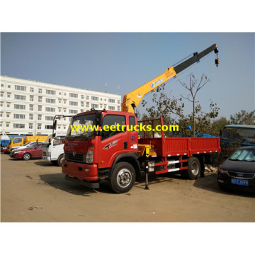 SINO 4ton Telescopic Boom Truck Cranes