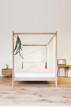 FAS Oak Solid Wood Bedroom Furniture Beds