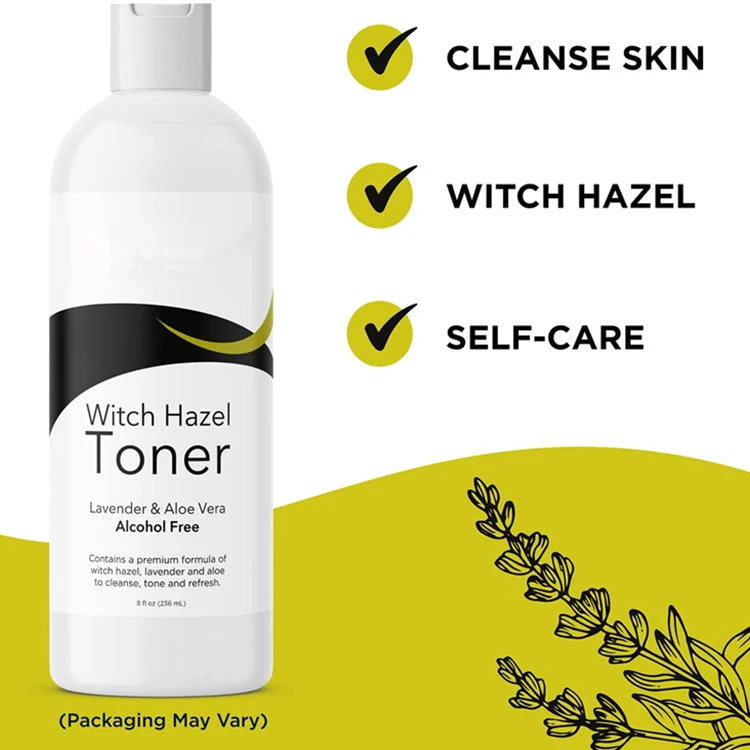 OEM Hydrating Pore Cleanser Facial Sensitive Skin Witch Hazel Toner