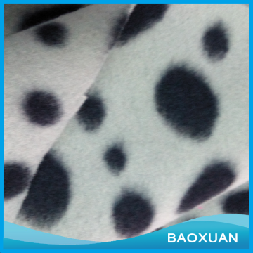 100%polyester double-sides fleece printed fabric