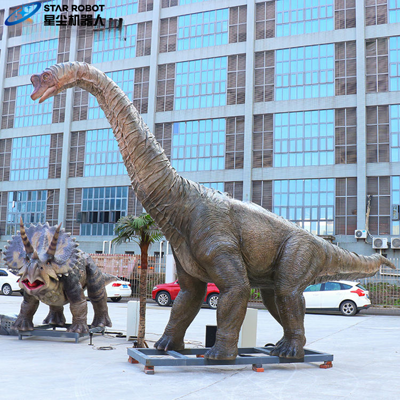 Model Animatronik Brachiosaurus Dinosaurus Raksasa Giant dinosaur Brachiosaurus animatronic model
