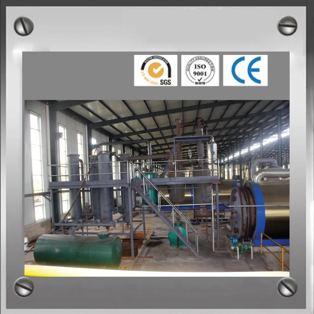 Waste Tire/Waste Plastics to Diesel Oil Plant with Ce, SGS, ISO