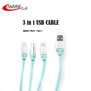 3 in 1 usb magnetic Charger cable for Apple/Android